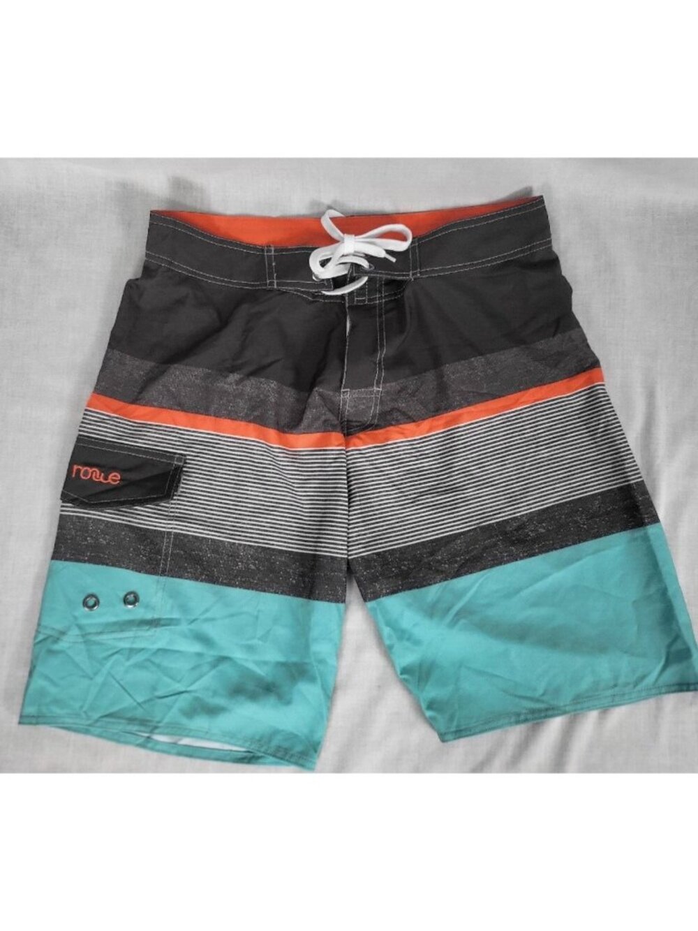 Nonwe Men's 34 Striped Boardshorts Swimsuit Swim wear NWOT Surf Summer Lake Pool